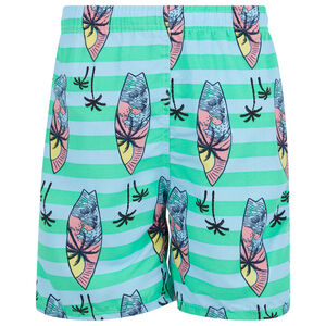 Boys Swim Trunks, Swimsuit Board Shorts, Elastic Bathing Suit, Surfing